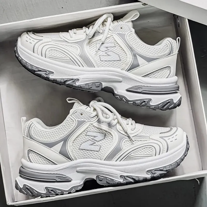 Men's Shoes Fashion Outdoor Casual Shoe Lace Up Platform Sneakers Comfort Running Shoes for Men Training Shoes Tenis Masculino