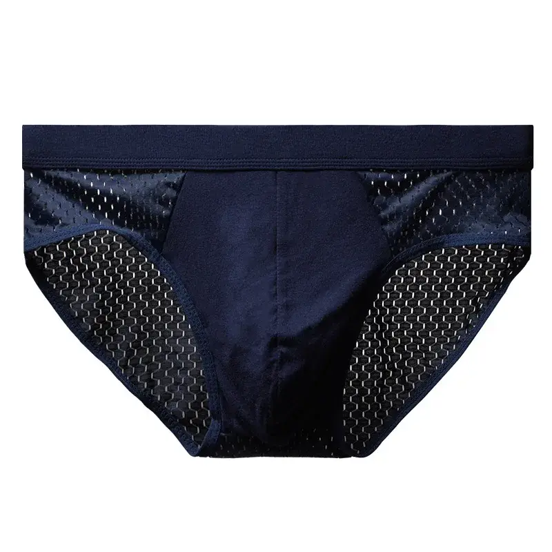 Männer Unterwäsche Männlich Dünne Atmungsaktive Dreieck Höschen für männer Eis Seide Slip Mesh Sexy Quadratische Ecke Hosen für männer Shorts