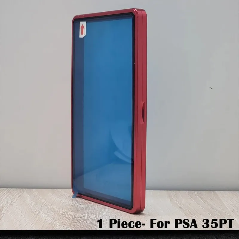 Multicolor Gradient Color Aluminum Alloy Trading Card Protect Holder Metal Case For 35PT PSA CGC Graded Card