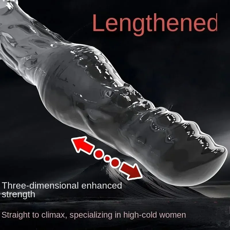 Penis Extension Sleeve Soft Delayed Ejaculation Condoms Beast Penis Extender Dick Sleeve Adult Sex Toys For Men Massage Vagina