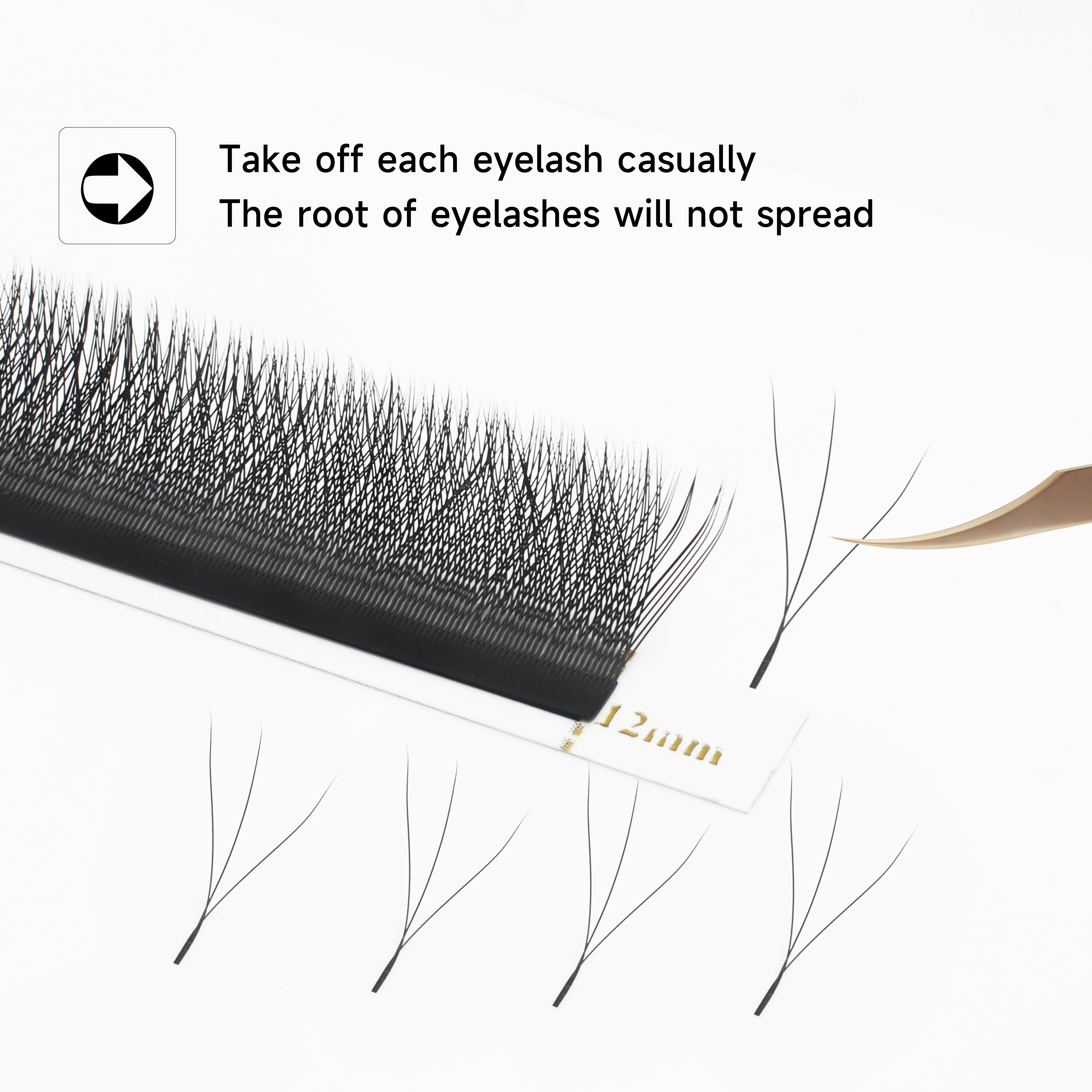 W Shaped Bloom 2D 3D 4D 5D 6D 7D 8D Automatic Flowering Premade Fans Eyelashes Extensions Natural yy Individual Lashes