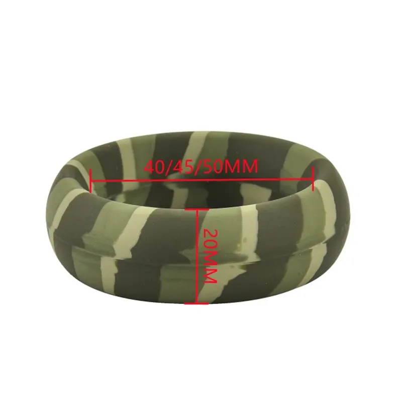 Small Large Silicone Penis Cock Ring Lock Set Delay Time Ejaculation Male Penis Ring Ball Stretcher Bondage Slave Sex Toy Man — image 6