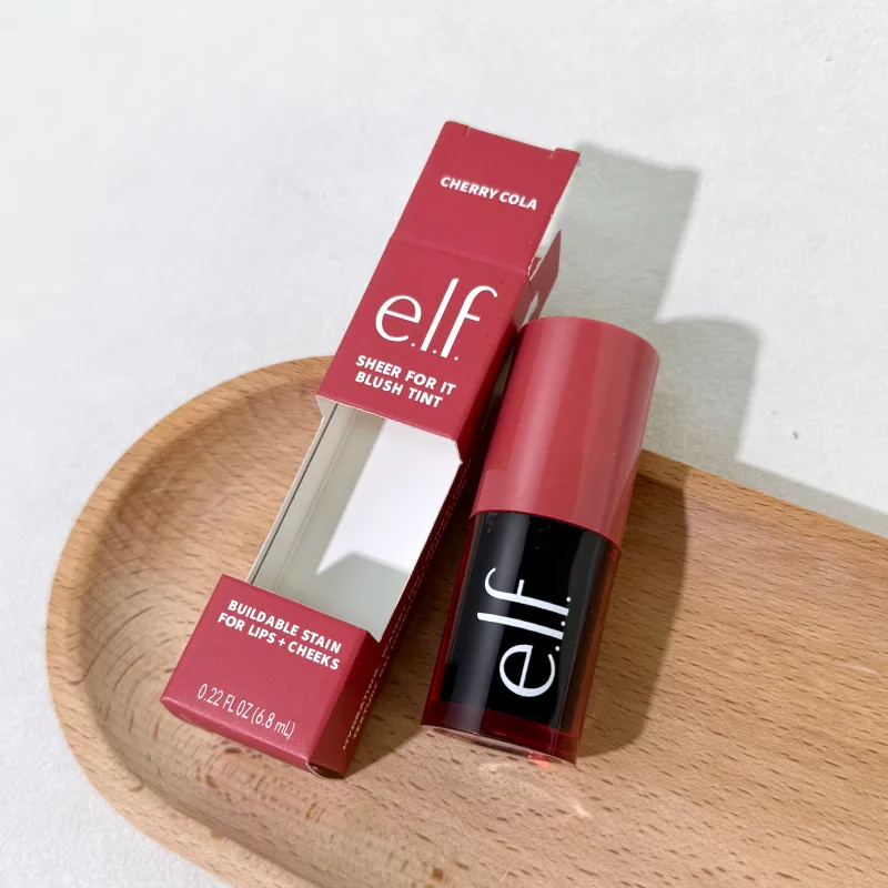 Best Seller Elf dual-use Liquid Blush Lip Gloss Persistent Moisturize Create Naturally Brighten Powder Liquid Blusher Cosmetics