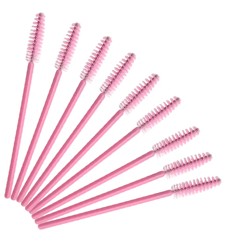 50 Pcs Für Pfropfen Wimpern Verlängerung Frauen Make-Up Pinsel Werkzeuge Einweg Nylon Mascara Zauberstab Applikator Wimpern Pinsel