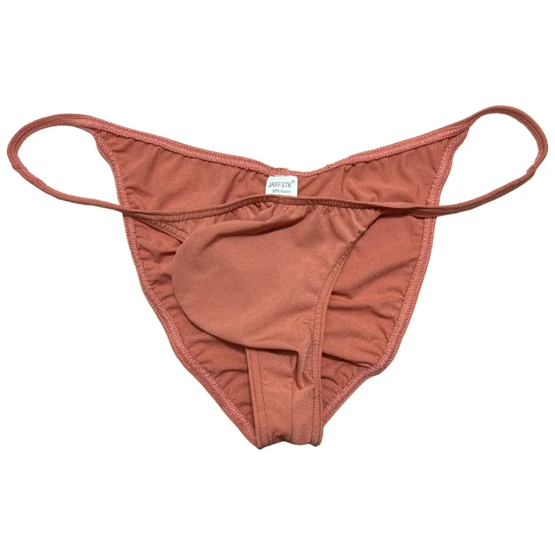Men's Soft Micro Briefs Underwear Breathable Lightweight Ultrathin Bikini Briefs Men Low Rise Mini Triangle Cut Mini Panties