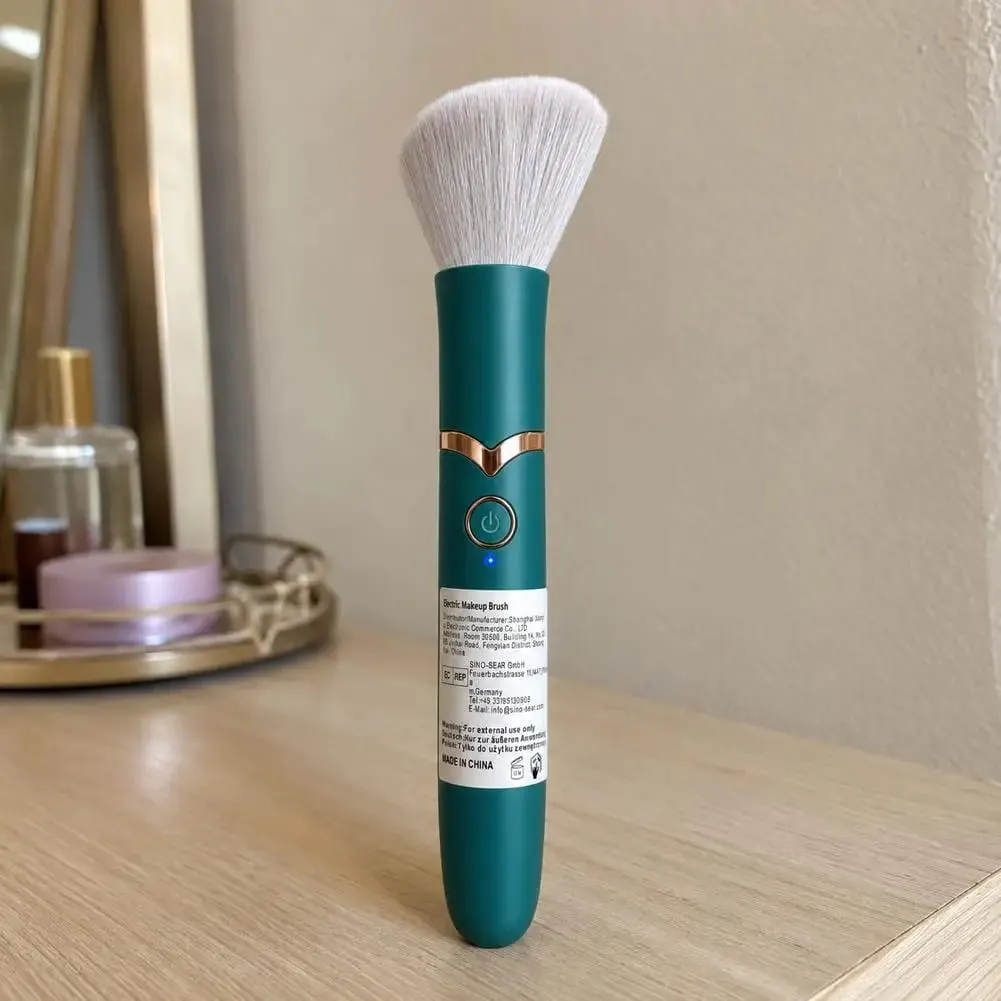 Nieuwe elektrische make-upborstels Vibrerende bloosborstel Flawless Foundation Blending Tool Gezichtsmassager en schoonheidsproducten
