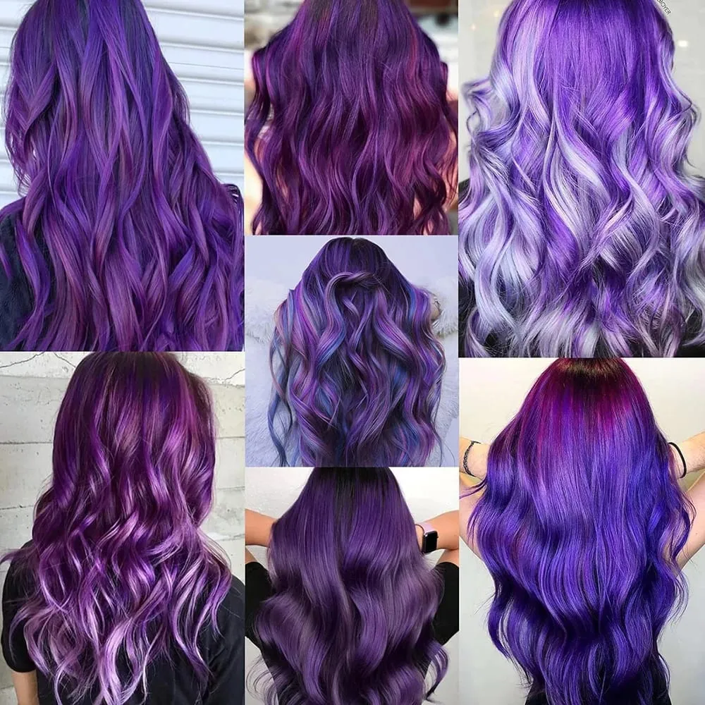 12 Pcs Colored Hair Extensions: Straight Hairpiece Multi-Color Party Highlights Clip-in Synthetic Hair Extensions for Women