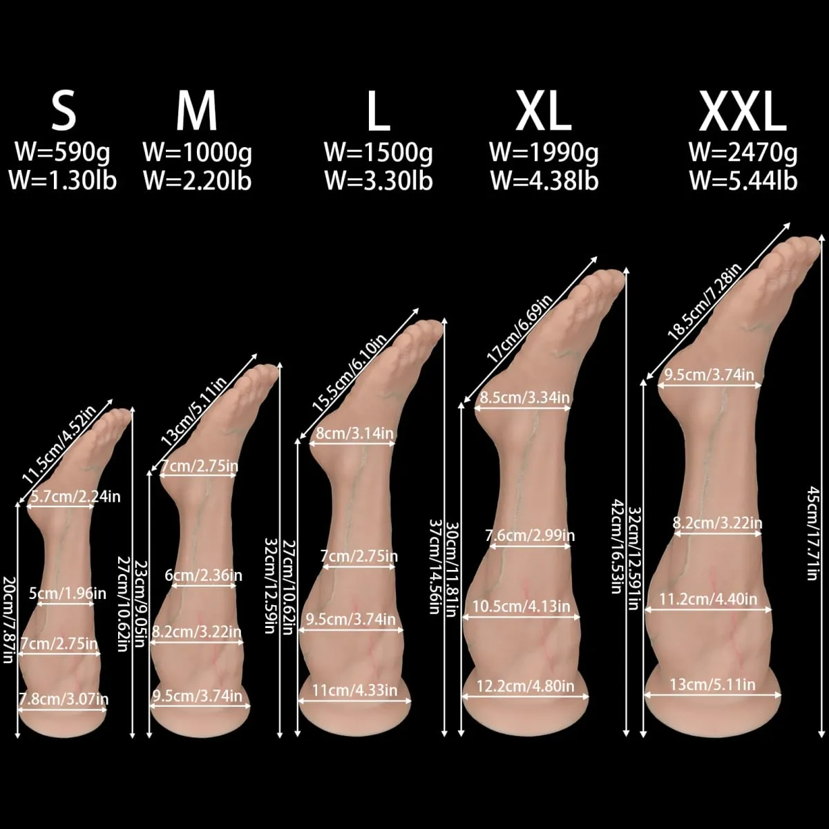 Enorme Siliconen Voet Butt Plug Dikke Been Dildo Grote Anale Plug Anale Expander Masturbator Anus Dilatator Seksspeeltjes Volwassen Speelgoed Sex Shop