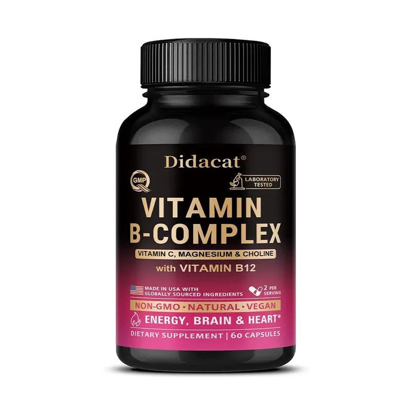 Usable Unisex Active Vitamin B Complex Highly Effective and Easily Absorbed - Immune Energy and Metabolic Supplement — image 9