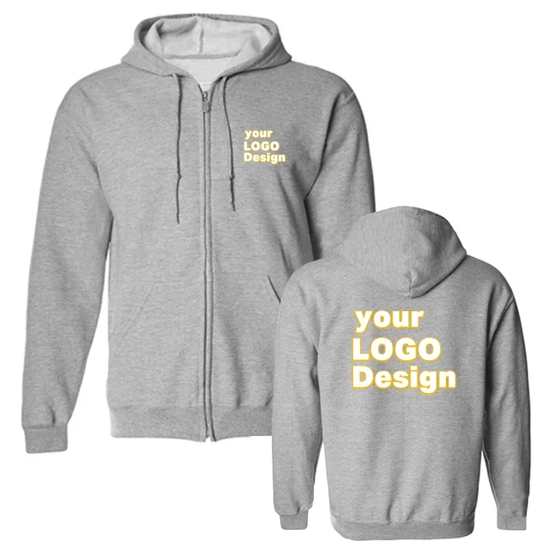 Hoodie Kustom DIY Gambar Logo Teks Cetak Hoodie Kualitas Tinggi Kaus Kasual Olahraga Kustom Hadiah Natal yang Dipersonalisasi