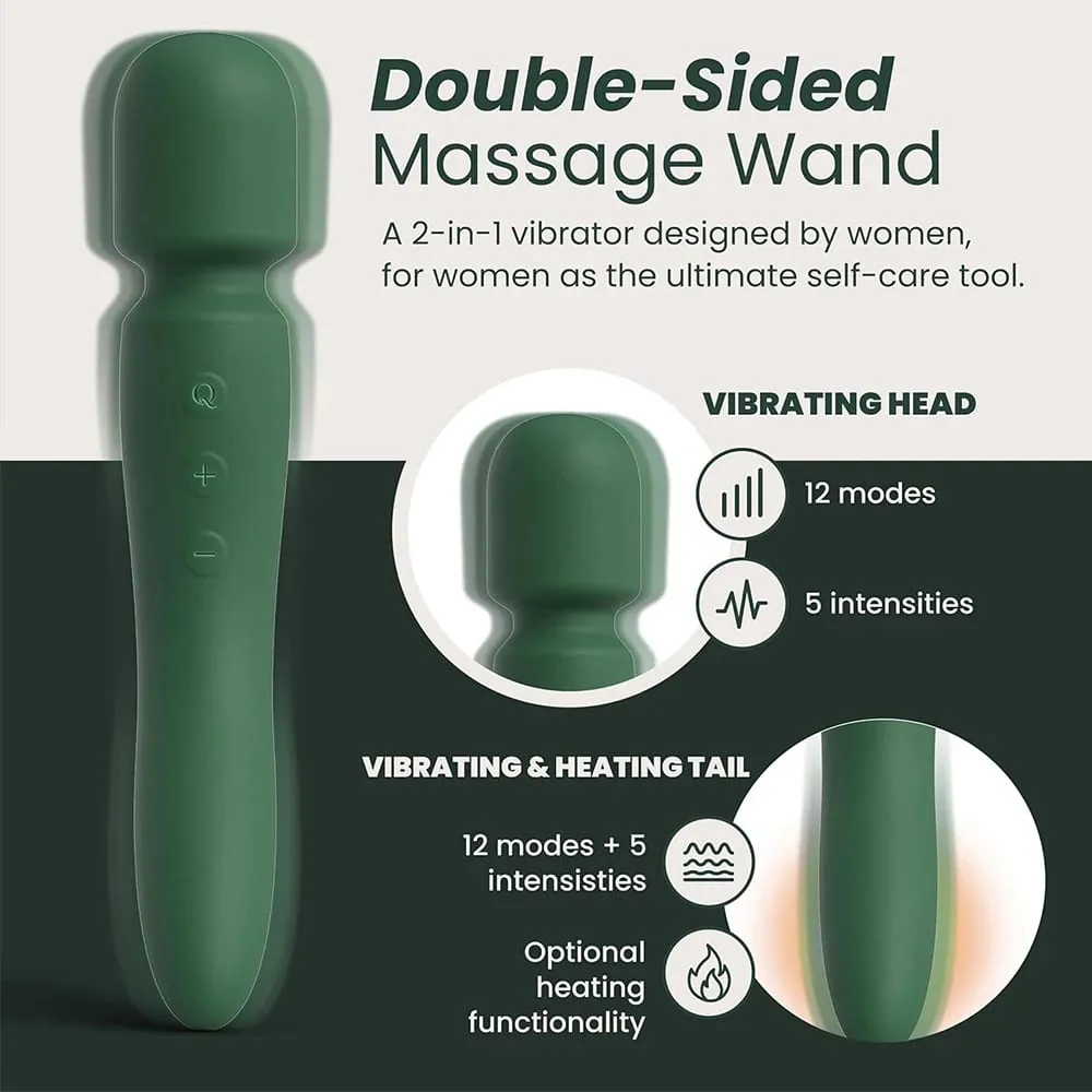 2 σε 1 AV Wand Vibrator για γυναίκες Clit G-Spot Stimulator Θηλές Μασάζ στήθους Γυναικείο σεξουαλικό παιχνίδι για γυναίκες