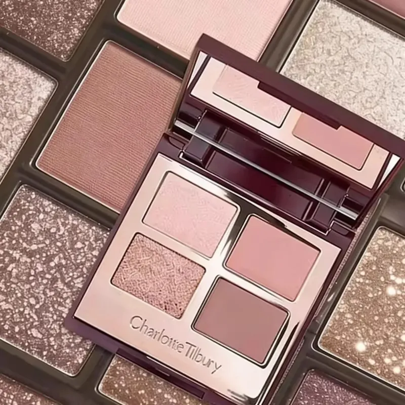 Charlotte Tilbury Eye Shadow Disk Love 2-Colors Powder Blusher Star Pink Powder Blusher Highlight 6-colors Super Nudes Easy Eye