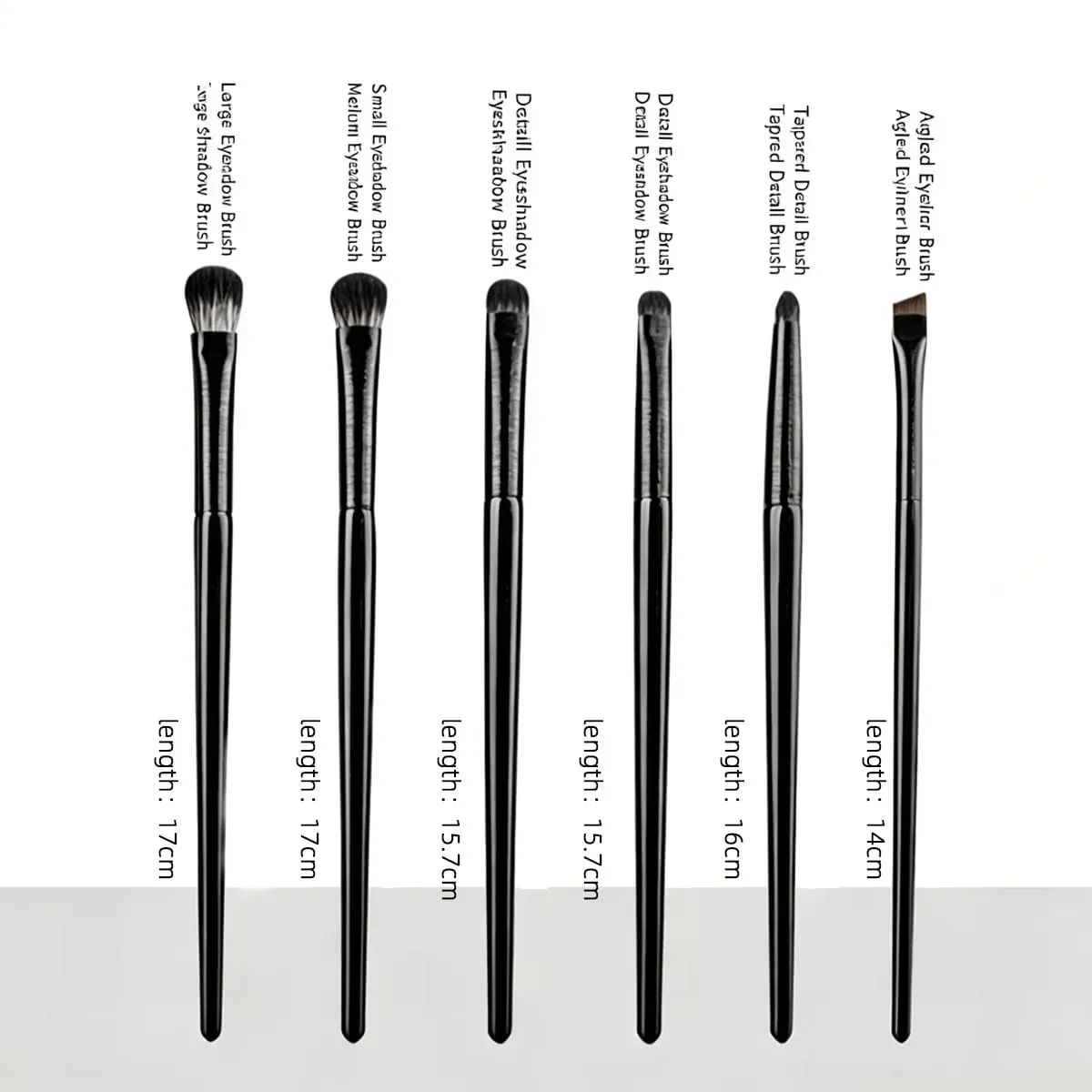 Portable Makeup Brushes 6PCS Set with Tweed Cosmetic Storage Bag Women Beauty Tool Kit for Travel Daily Use Gift