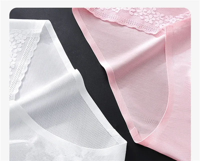 Thin men's underwear ice silk cuecas masculino 3D punching sexys tøy men cueca die splicing without trace calzoncillos hombre