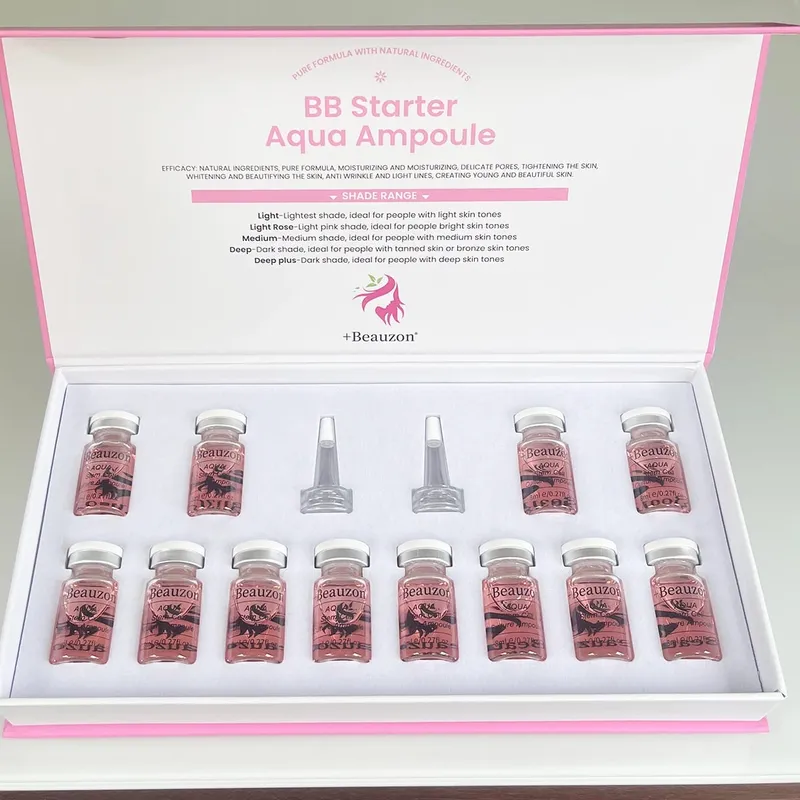 8ml Original Beauzon Hyaluronic Acid Deep Moisture Auqa Ampoule Natural Plant Extract Serum Skin Face Care Moisturizing Essence