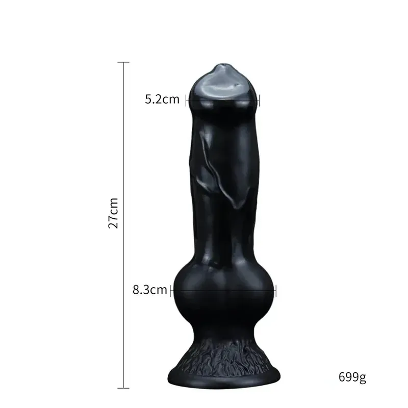 Realistic Huge Dog Dildo Anal Plug With Suction Cup Silicone Big Butt Plug Prostate Massager Adult Sex Toys for Men Women