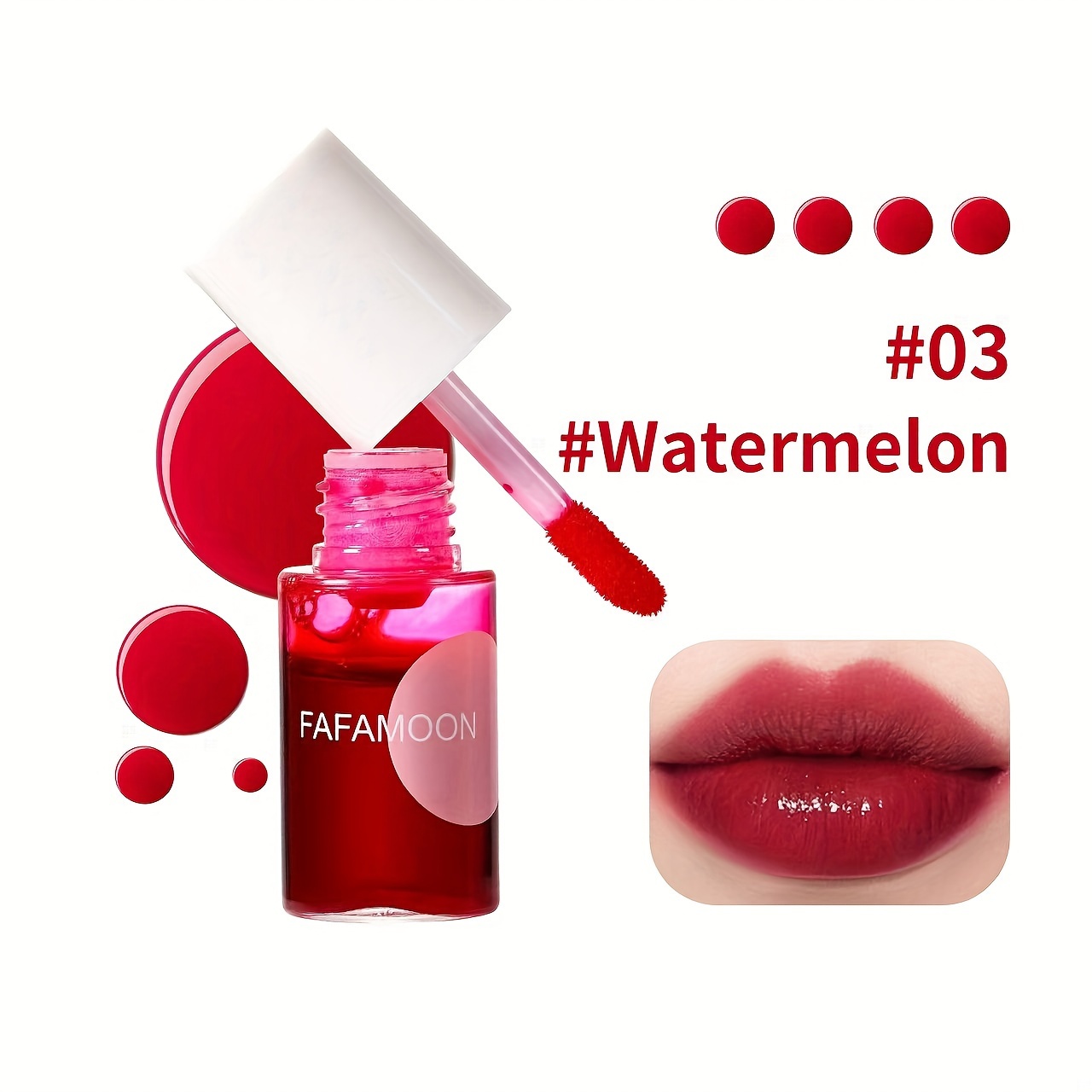 Fruity Lip Tint Water Gloss Tint Moisturizing Waterproof Liquid Lipstick Non-Stick High Pigment Long-Lasting Vibrant Colors — image 10