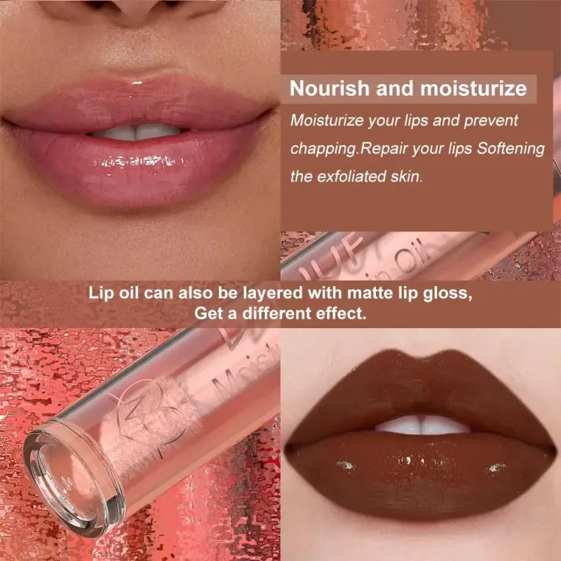 6 PCS Velvet Matte Liquid Lipstick Set Waterproof Long Lasting Nude Rose Red Lip Oil For Moisture And Shine