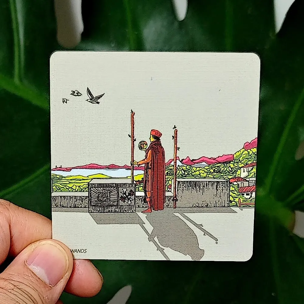 RWS Wide Angle Tarot 78 Pcs Cards + 2 Specials Frame Cards Printed on 350GSM Double-embossed Cardstock 7*7cm