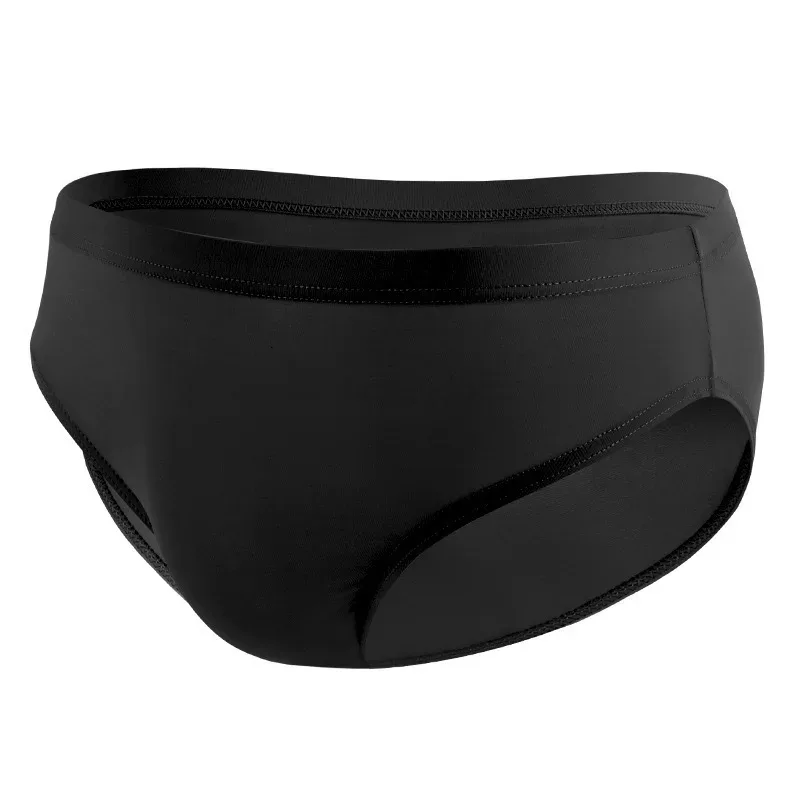 Men's Ice Silk Briefs Thin Quick Drying Underwear Low Waist Solid Color Underpants Male Sexy U Bulge Pouch Breathable Panties