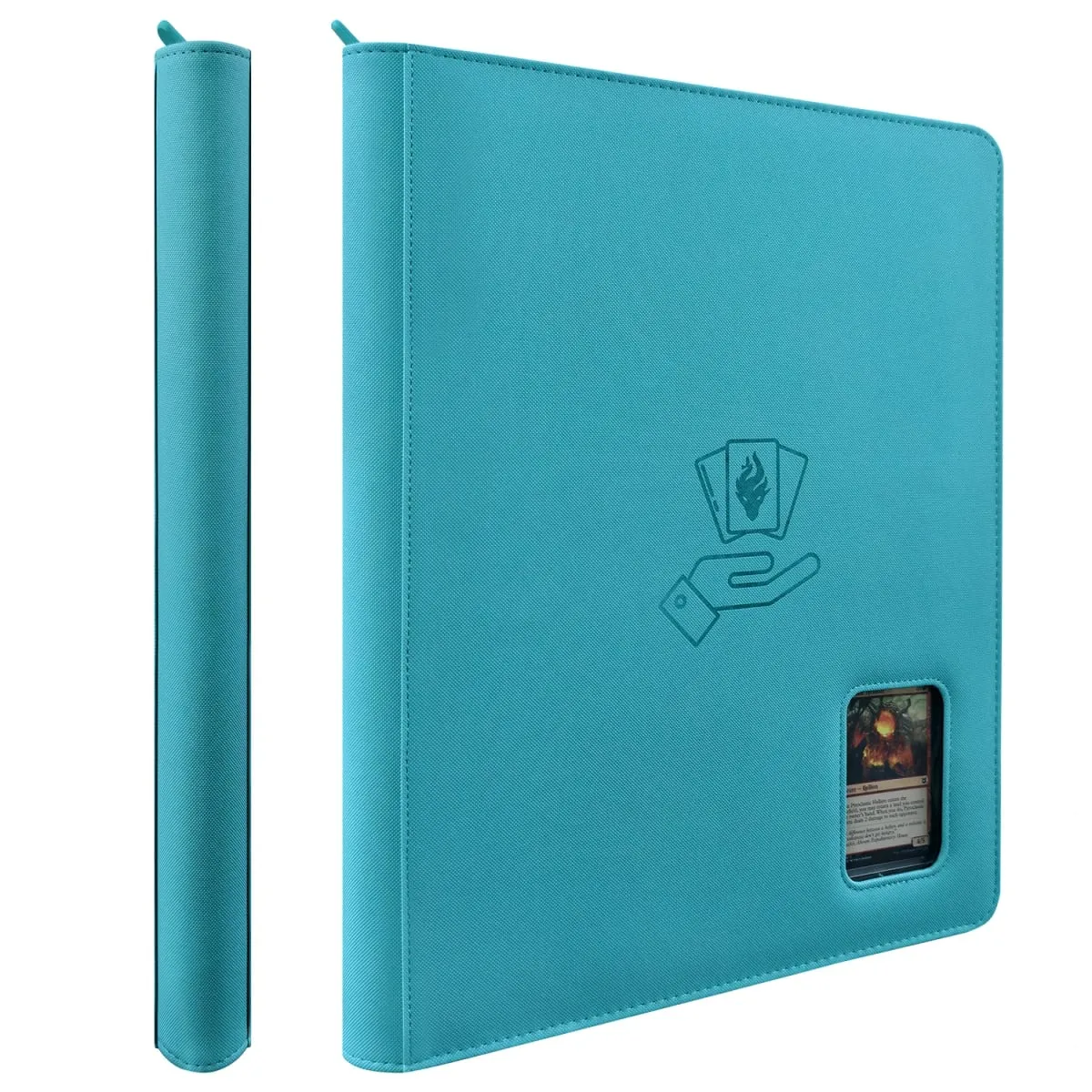 Toploader Binder Holds 360 Top Loader 9 Pocket Top Loader Binder for 3' X 4' Rigid Cards Toploader Card Binder