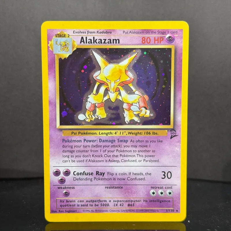 Pocket 2000 Base Set 2 OG Nostalgia Collectible Hitmonchan Scyther Clefable Pidgeot Mewtwo Traditional Holo Proxy