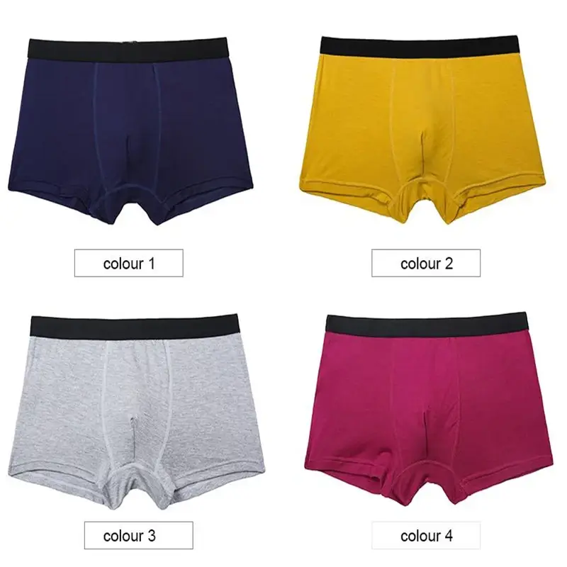 6pcs/Set Black Boxer Men Underwear Bamboo Men's Panties Shorts Breathable Underpants Man Comfortable Sexy Boxers & Briefs Men — image 14
