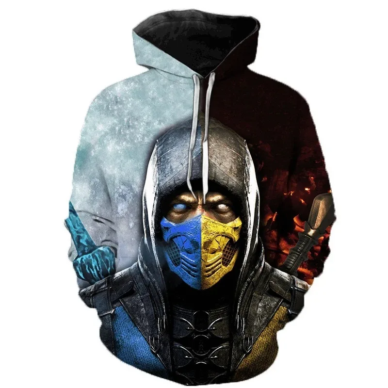 Mortal Kombat Game 3D Print Hoodie Men Women Streetwear Fashion Hoodies Oversized Pullovers Hooded Sweatshirts Tops Man Clothing