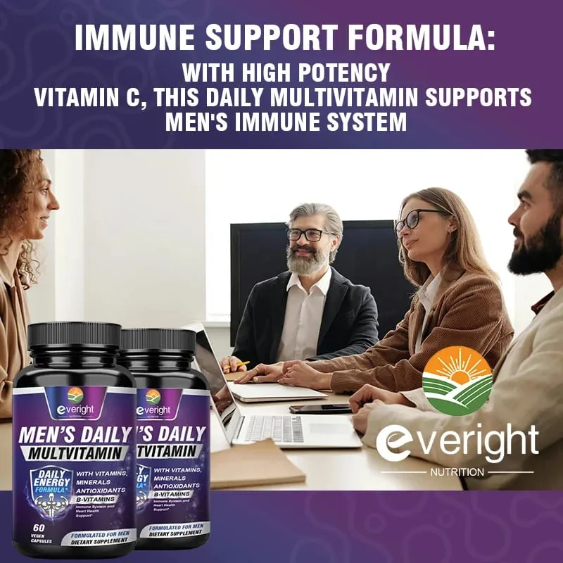 Men's Multivitamin – Immune Boost with Vitamins A B12 C D | Daily Energy & Non-GMO — image 4