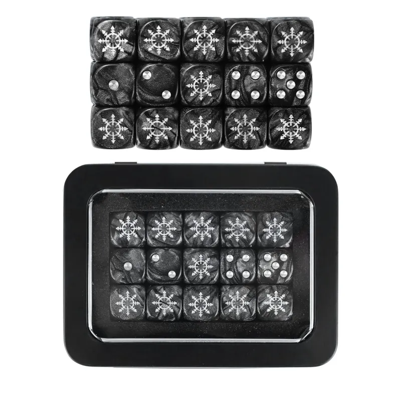 15PCS 16mm/0.63inch D6 Wargaming Dice Set for Tabletop Miniatures Game Damage Tracking Army Faction Themed Dice Tokens — image 17