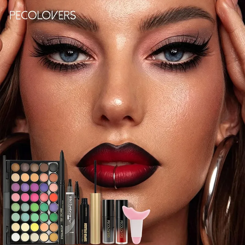 8pcs Makeup Kit All‑In‑One Full Face Cosmetic Set With Multicolor Eyeshadow Palette Eyeliner Eyebrow Pen Mascara Lip Gloss — image 5