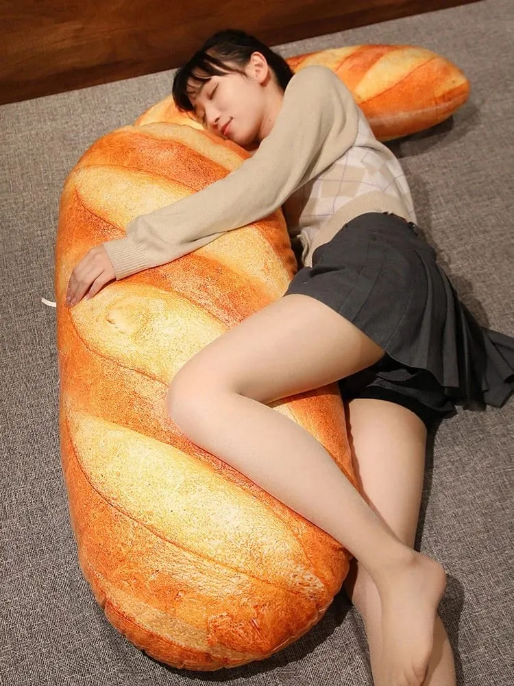 3D Simulation Bread Plush Pillow Soft Butter Toast Bread Food Pillow Lumbar Back Cushion Stuffed Toy for Home Decor — image 7