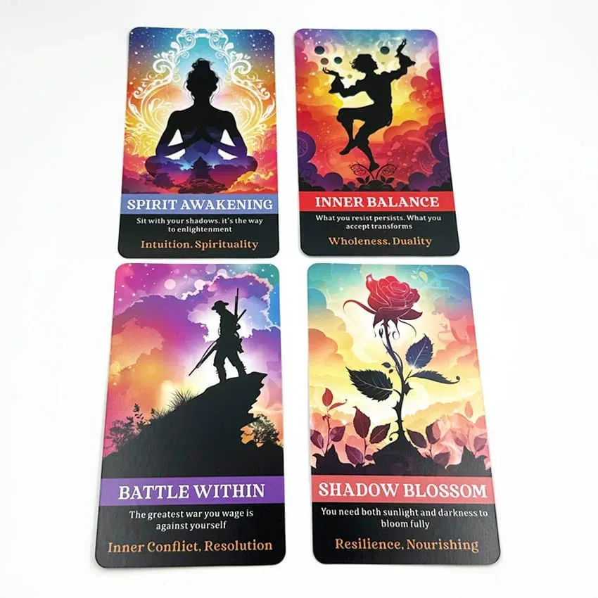Shadow Work Oracle Cards 56Cards 12X7 CM Help You Understand Your Unconscious Side