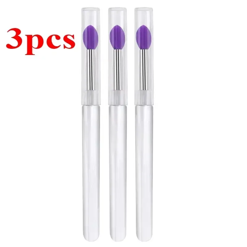 3/5/10PCS Reusable Lip Brush Silicone Lip Mask Applicator Transparent Lipstick Tool For Lip Gloss Eyeshadow Brushes Makeup Tools — image 10