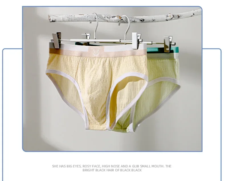 Nuevas bragas para hombres, ropa interior Sexy para niños, bragas de algodón para adolescentes, pantalones triangulares de talla grande, pantalones cortos finos transpirables simples