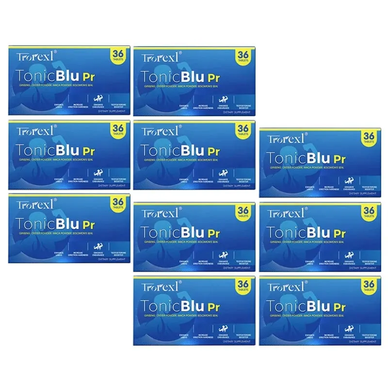 Trorexl-TonicBlu Pro - الحبة الزرقاء لتعزيز حجم الطاقة الصلبة الصخرية الجينسنغ الطبيعي للحصول على أفضل الفوائد