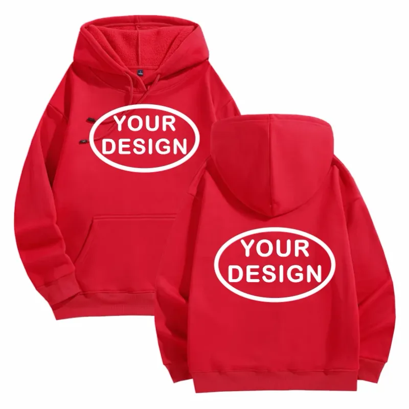 Felpe con cappuccio da uomo e da donna stampate personalizzate Pullover a maniche lunghe moda casual allentate LOGO ricamato Camicie sportive da strada