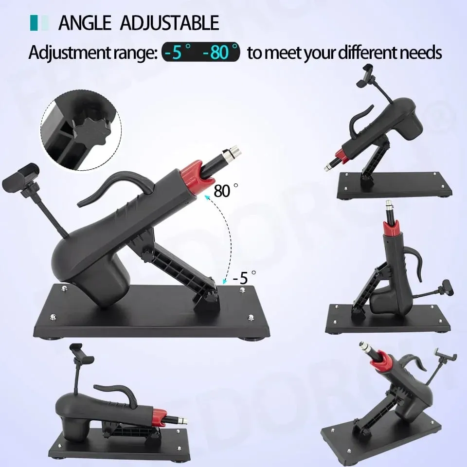 Fredorch Automatic Retractable Sex Pumping Gun Machine with Dildo For Male and Female Masturbation Sex Toy 450 Stroke per minute