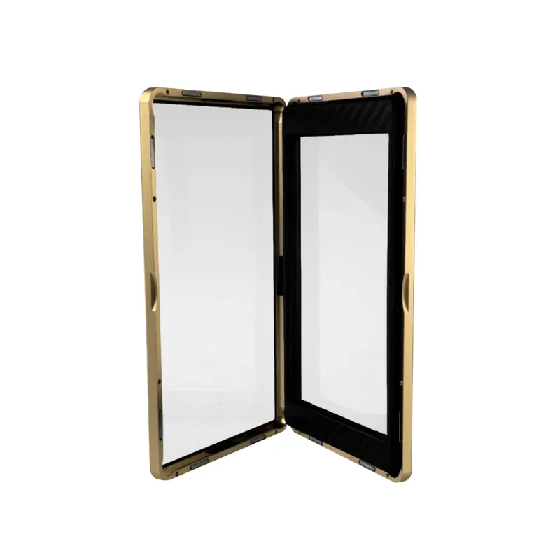 2 in 1 Guard Protector Display Case Aluminum Bumper Sleeve for PSA CGC Graded Sports Trading Card Slab Magnetic Card Holder