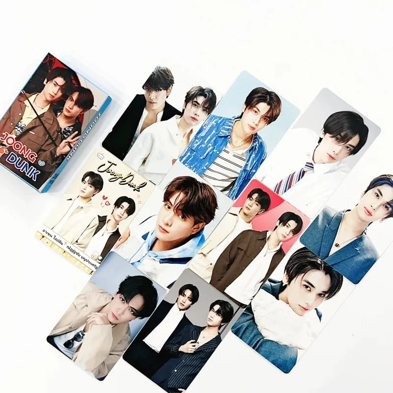 30PCS Thai Drama CP JoongDunk Photo Cards Set - Dunk & Joong Idol Double Sided LOMO Cards Perfect Gift for Fans