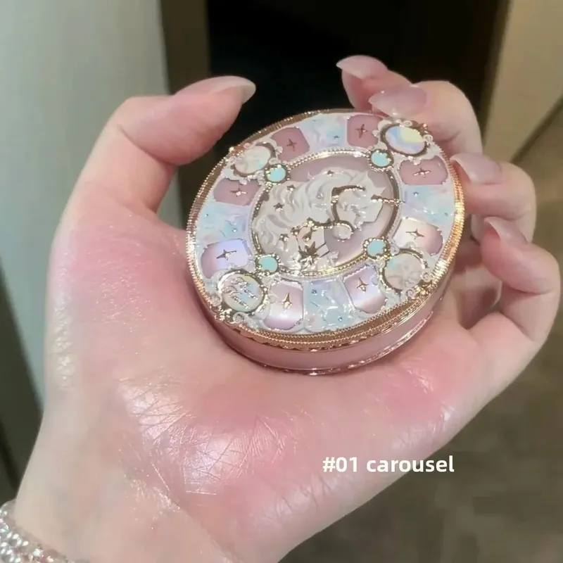 Flower Knows Unicorn Vintage Eyeshadow Palette Blush Highlighter Lipstick Cute Girly Cosmetics for Women
