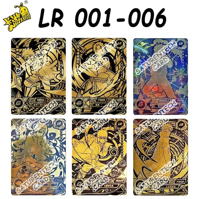 Naruto Card Set Full Series SE BP NR CR PR GP CP SP MR PR SLR OR AR UR ZR Cards Sasuke Anime Collection Card Toy Gift