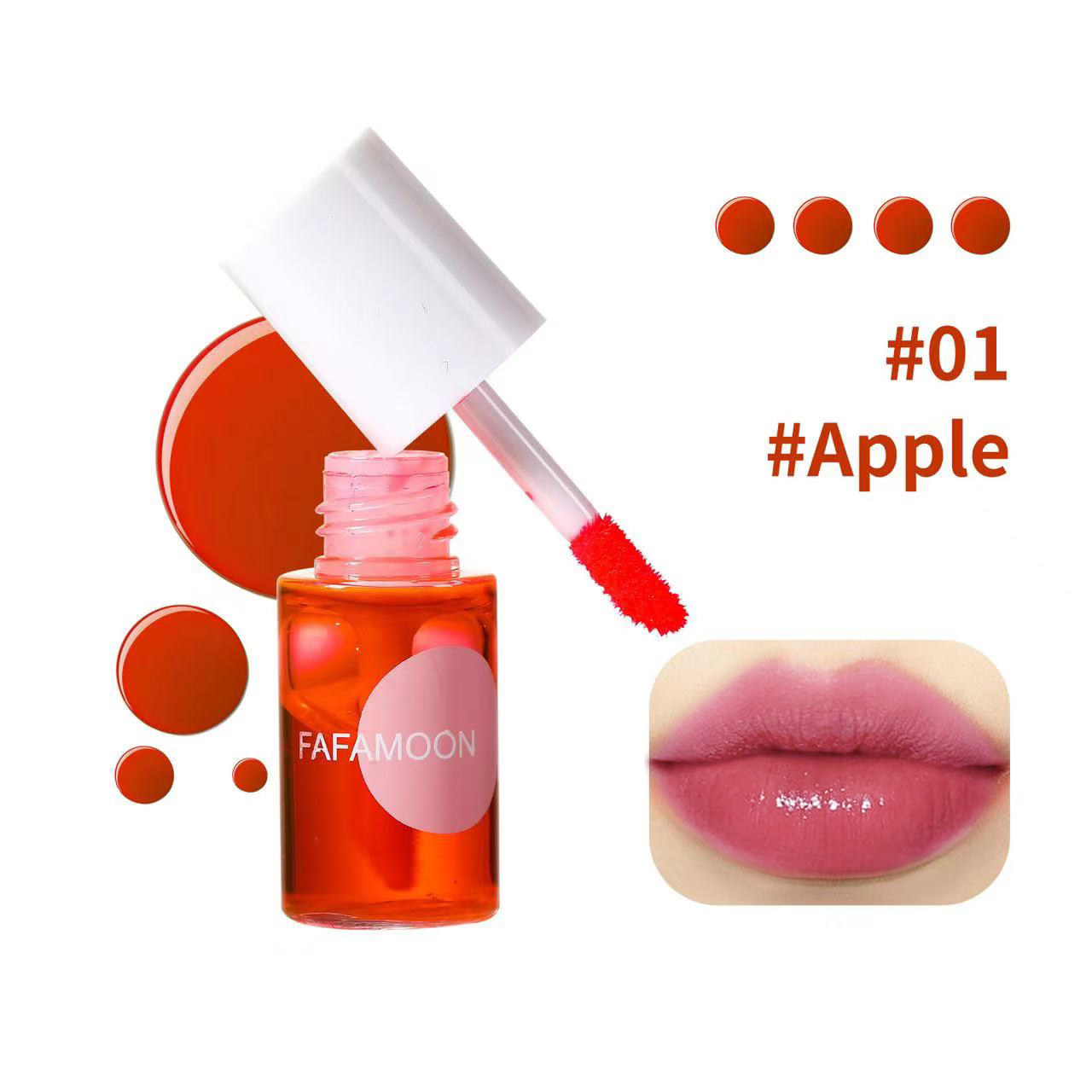 Fruity Lip Tint Water Gloss Tint Moisturizing Waterproof Liquid Lipstick Non-Stick High Pigment Long-Lasting Vibrant Colors — image 9