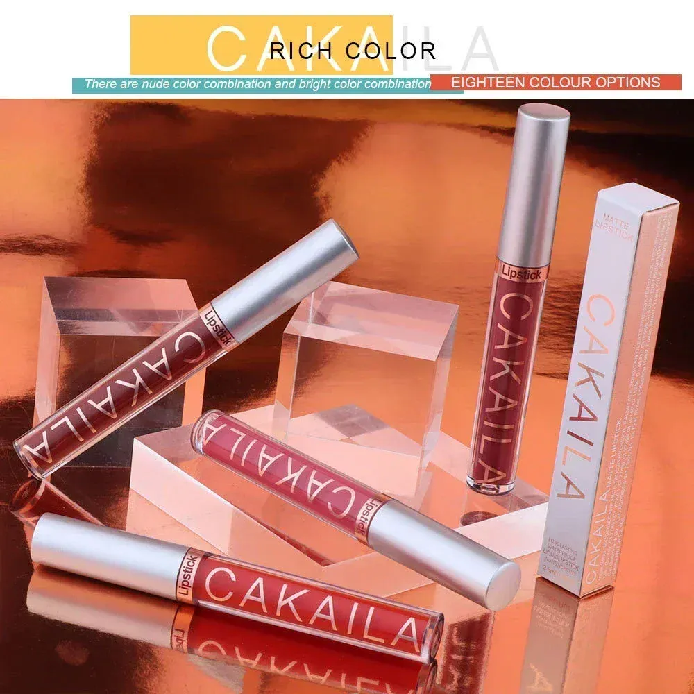 Matte Velvet Lip Glaze Long Lasting Silky Smooth Liquid Lipstick Not Easy To Fade Lip Gloss Makeup Sexy For Women Lip Tint — image 4