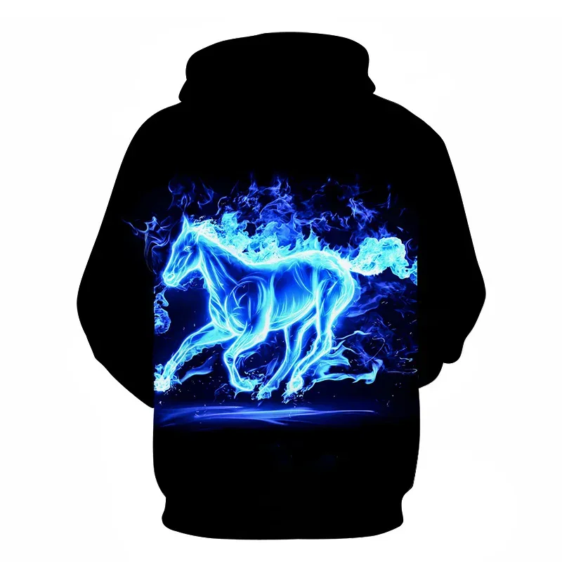 Horse Win Instant Success 3D Print Hoodies Interesting implication Animal Design Men Women Streetwear Pullover Casual Sweatshirt