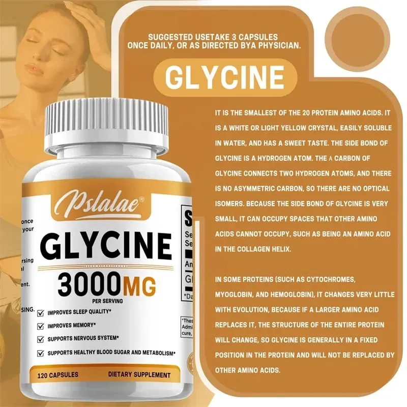 Glycine Supplement - Promotes Restful Sleep Supports Cognitive Function Emotional Balance and Neurological Health — image 5
