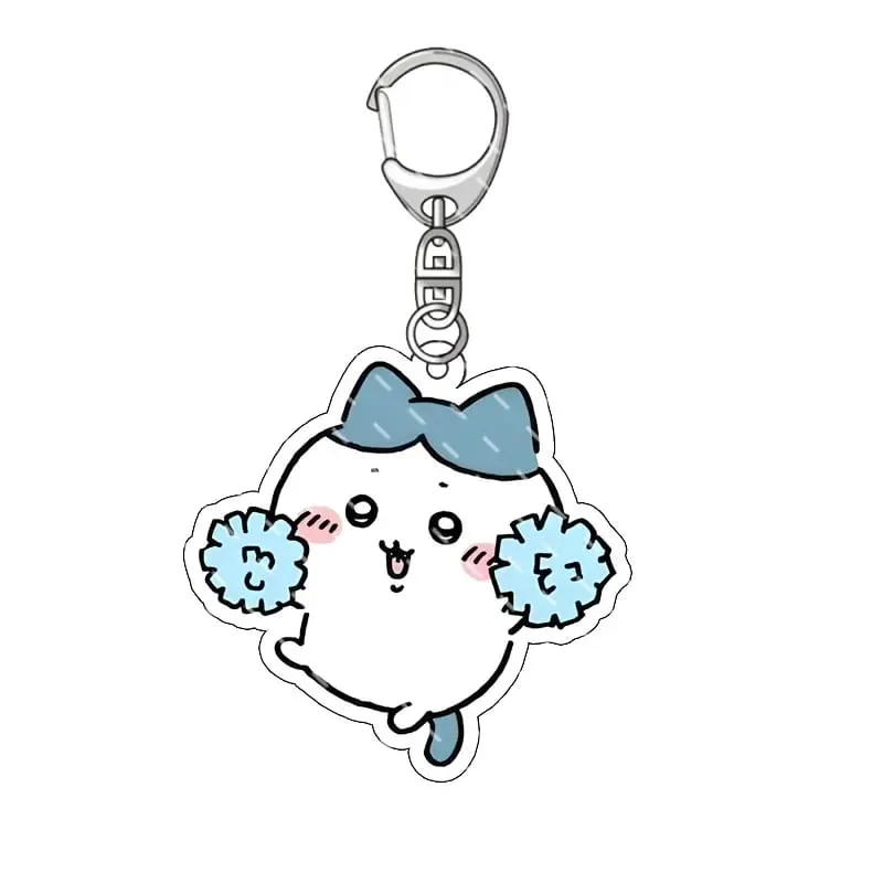 jiyi Pendant Anime Comic Acrylic Peripheral Keychain Hachiware Usagi Cute Pendant Bag Hanging Decoration Decoration — image 7