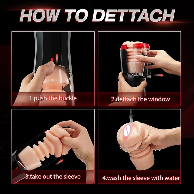 Masturbateur mâle rétractable entièrement automatique chatte de poche vibrateur Anal Vaginal tasse d'avion jouets sexuels pour adultes pour hommes