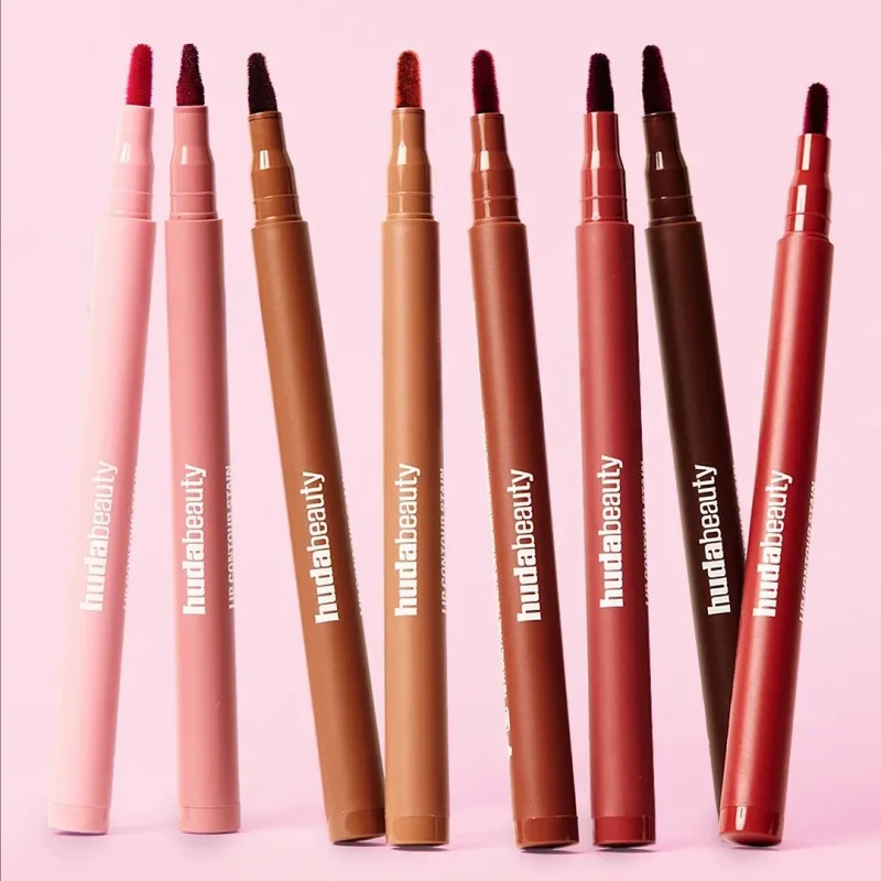 Waterproof Matte Lipliner Pencil Red Contour Tint Lipstick Long Lasting Non-stick Cup Moisturising Lips Makeup 8 Colors Velvet