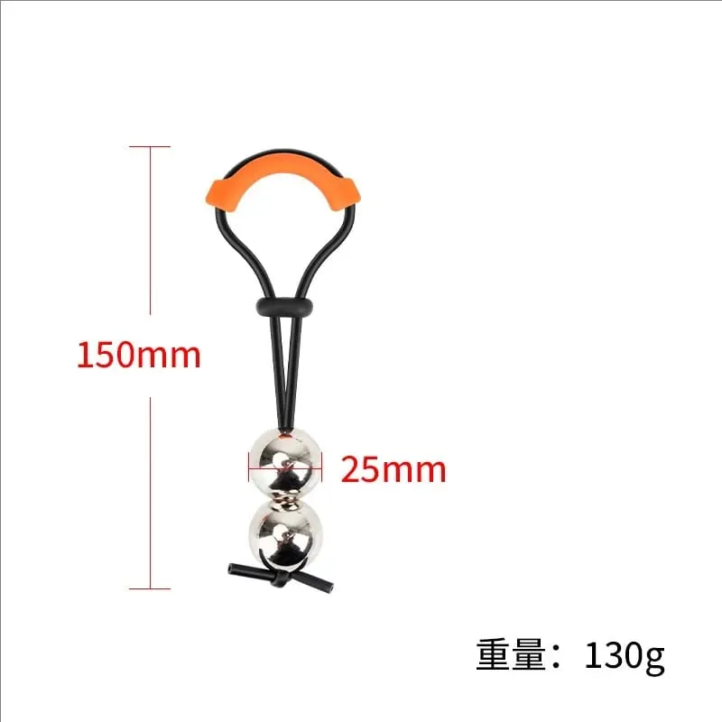 9 Size Male Penis Ring Glans Exerciser SM Penlie Device Weight Bearing Penis Extender Enlargement Stretcher Ball Sex Toy for Men